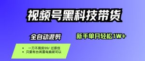 视频号黑科技短视频带货，新手一个月也1W+，纯搬运一刀不用剪，零投入【揭秘】 - 网赚资源网-网赚资源网