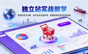 独立站实战教学，跨境经营全攻略，助您告别流量依赖，掌握跨境经营的终极奥 - 网赚资源网-网赚资源网