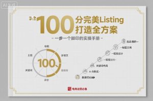 100分完美Listing打造全方案，想要完美listing必须是需要一步一个脚印的 - 网赚资源网-网赚资源网
