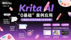 Krita AI绘画入门课，0基础从安装到案例应用krita AI使用详解 - 网赚资源网-网赚资源网
