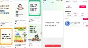 毕业生求职项目拆解_脉脉拉新空白市场,蓝海开局-网赚资源网