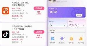 新手副业首选！视频代发接单，领任务发视频，长期稳定不费劲儿 - 网赚资源网-网赚资源网