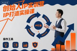 创始人IP实训营，IP打造实操课-网赚资源网
