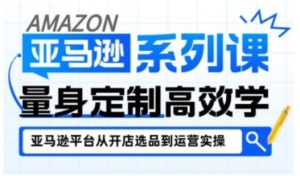 亚马逊新手开店从入门到精通，全面覆盖亚马逊开店各阶段要点，助新手从入门到精通-网赚资源网