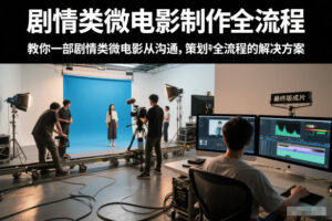 剧情类微电影制作全流程，教你一部剧情类微电影从沟通，策划到拍摄制作全流程的解决方案-网赚资源网