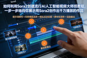 如何利用Sora2创建流行AI人工智能视频大师班，一步一步地向你展示用Sora2创作出千万播放的作品-网赚资源网