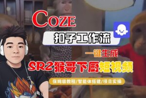 Coze扣子智能体工作流一键生成“SORA2猴哥下厨“短视频，全流程保姆级教学-网赚资源网