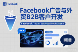 Facebook广告与外贸B2B客户开发，Facebook广告实操，打造高询盘的外贸独立获客系统-网赚资源网
