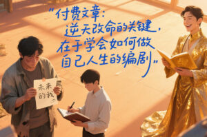 付费文章：逆天改命的关键，在于学会如何做自己人生的编剧-网赚资源网