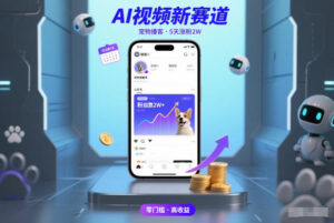 AI视频新赛道，宠物播客仅注册5天涨粉2W，收益非常可观-网赚资源网