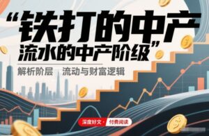 付费文章：铁打的中产，流水的中产阶级-网赚资源网