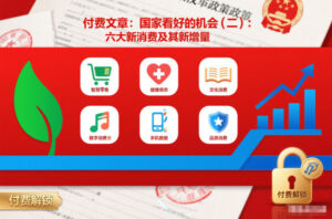 付费文章：国家看好的机会(二)：六大新消费及其新增量-网赚资源网