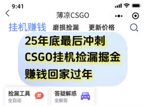 12月年底抓紧最后一个月，用CSGO游戏挂G捡漏掘金賺钱掘金，一部手机轻松日入5张+【揭秘】-网赚资源网