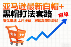 亚马逊最新白帽+黑帽打法套路，安全快速上评秘籍，解锁爆单新路径-网赚资源网