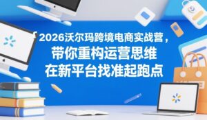 2026沃尔玛跨境电商实战营,带你重构运营思维,在新平台找准起跑点-网赚资源网