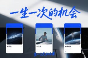 付费文章合集《一生一次的机会》3篇,一个系统性、一次性、独家性的透剧-网赚资源网