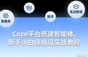 Coze平台搭建智能体，新手小白保姆级实战教程-网赚资源网