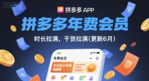 拼多多年费会员,实经验分享操,时长拉满,干货拉满(更新26年3月)-网赚资源网