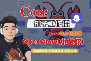 Coze零代码部署OpenClaw(小龙虾)，全流程保姆级教学-网赚资源网