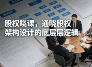 股权晓课，通晓股权架构设计的底层逻辑-网赚资源网