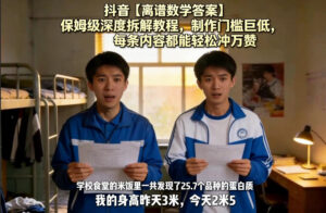 抖音【离谱数学答案】保姆级深度拆解教程，制作门槛巨低，每条内容都能轻松冲万赞，附详细步骤-网赚资源网