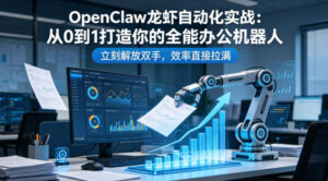 OpenClaw龙虾自动化实战:从0到1打造你的全能办公机器人,立刻解放双手,效率直接拉满-网赚资源网