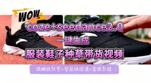 coze+即梦seedance2.0一键生成服装鞋子带货种草视频！全流程保姆级教学-网赚资源网