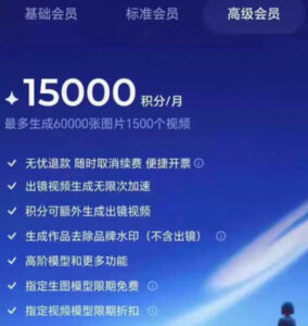撸即梦积分技术，499充值得15000积分技术，效果自测，不保证百分百-网赚资源网