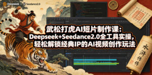 武松打虎AI短片制作课：Deepseek+Seedance2.0全工具实操，轻松解锁经典IP的AI视频创作玩法-网赚资源网
