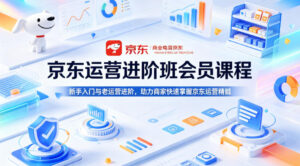 京东运营进阶班会员课程，新手入门与老运营进阶，助力商家快速掌握京东运营精髓-网赚资源网
