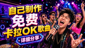 零基础AI制作免费卡拉OK视频教程,从歌曲生成、音轨分离到字幕制作、视频导出,手把手教学-网赚资源网