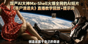 国产AI大神Mx-Shell火爆全网的AI短片《丧尸清道夫》直播教学回放+提示词-网赚资源网