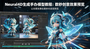 Neural4D生成手办模型教程，让创意效果在数秒内呈现预览-网赚资源网