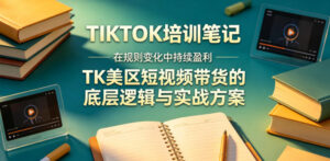 视界跨境TIKTOK4月17培训笔记,在规则变化中持续盈利,TK美区短视频带货的底层逻辑与实战方案【文档】-网赚资源网