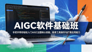 AIGC软件基础班，手把手带你轻松入门AIGC出图核心技能，稳拿工具操作与扩展应用能力-网赚资源网