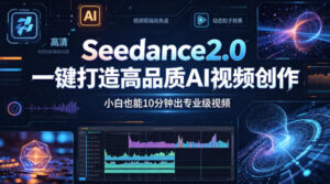Seedance2.0一键打造高品质AI视频创作，小白也能10分钟出专业级视频-网赚资源网