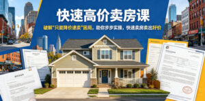 快速高价卖房课，破解“只能降价速卖”困局，助你步步实操，快速卖房卖出好价（更新2026）-网赚资源网