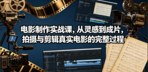 电影制作实战课,从灵感到成片,拍摄与剪辑真实电影的完整过程【原创双语字幕】-网赚资源网