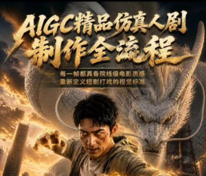 AIGC精品仿真人剧豢龙人全流程制作解析2026,国风仿真人创作+打斗剧情+人设编排,一站式AI短剧入门-网赚资源网