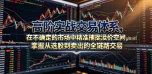 高阶实战交易体系,在不确定的市场中精准捕捉溢价空间,掌握从选股到卖出的全链路交易心法(更新6月)-网赚资源网