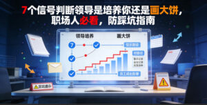 付费文章：7个信号判断领导是培养你还是画大饼，职场人必看，防踩坑指南-网赚资源网