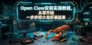 Open Claw安装实操教程,从零开始一步步一步步把小龙虾装起来-网赚资源网
