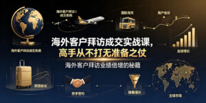 海外客户拜访成交实战课，高手从不打无准备之仗，海外客户拜访业绩倍增的秘籍-网赚资源网