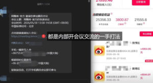 微博蓝海项目1.0_各种Sao操作整理+AI引流拆解,喂饭级教学-网赚资源网
