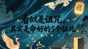 付费文章：看似是诅咒，其实是命好的5个征兆-网赚资源网