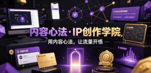 内容心法·IP创作学院，用内容心法，让流量开悟-网赚资源网
