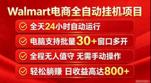 Walmart(沃尔玛)超市浏览标注项目,单账号日收益20+单电脑日收益可达800+带分佣机制【揭秘】-网赚资源网