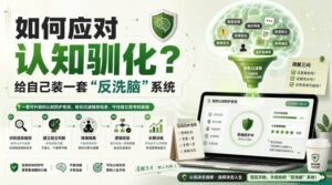 付费文章：如何应对认知驯化？给自己装一套“反洗脑”系统-网赚资源网