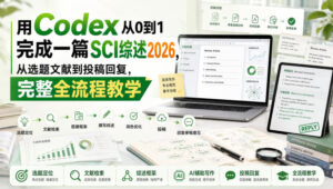 用Codex从0到1完成一篇SCI综述2026,从选题文献到投稿回复,完整全流程教学-网赚资源网