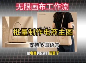 无限画布工作流搭建教程,一键电商主图批量制作,批量下载,支持多国语言-网赚资源网